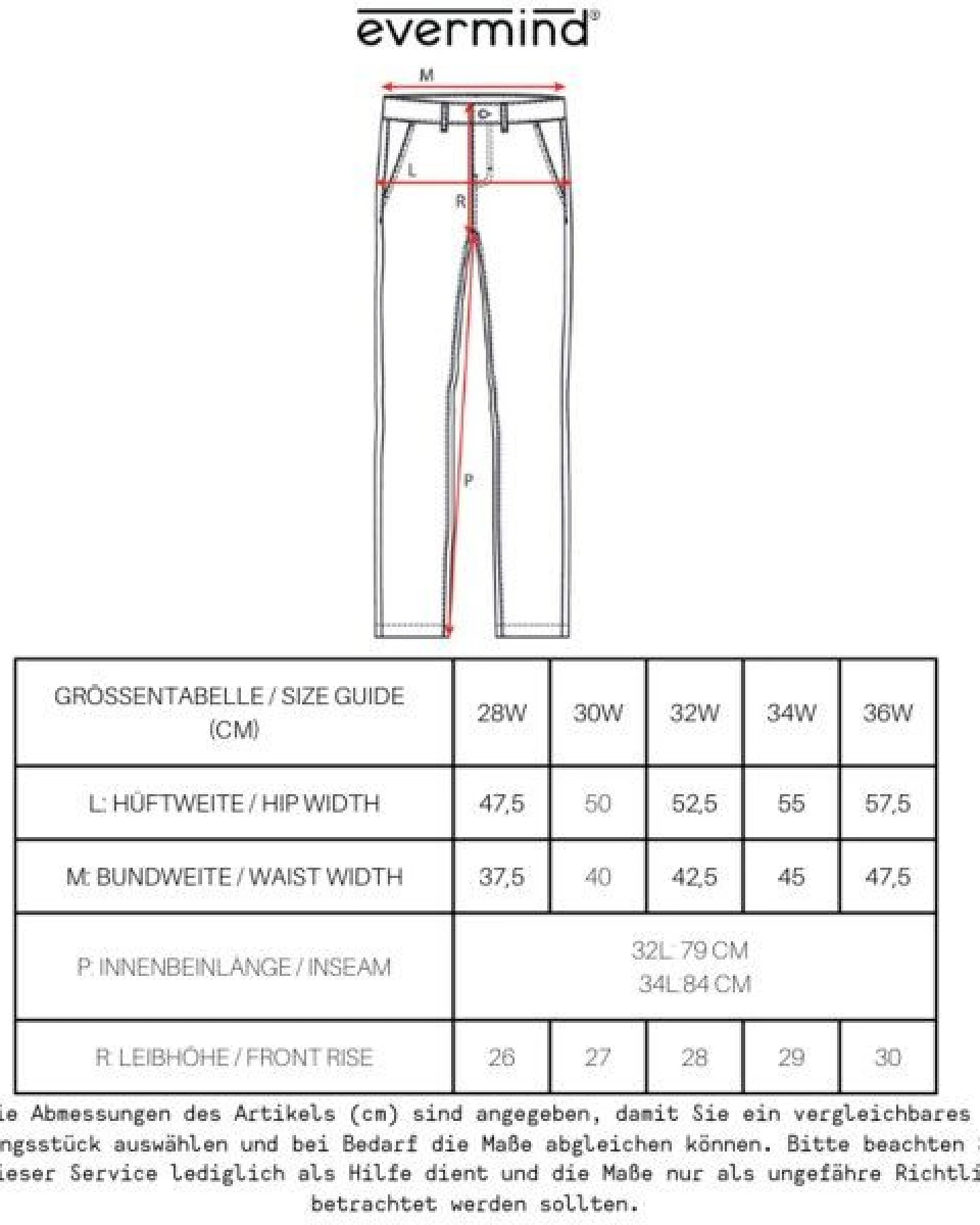 Evermind M's Chinos-MC1018 – Ansicht 2