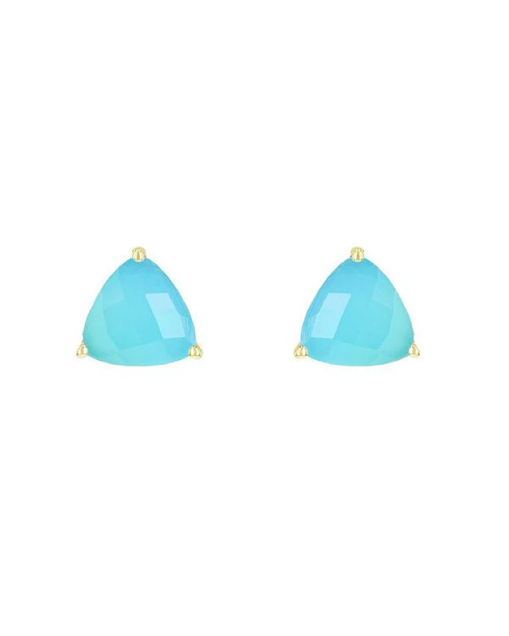 Eppi Silberne Ohrringe mit Chalcedonen Nellie
