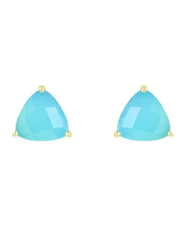 Eppi Silberne Ohrringe mit Chalcedonen Nellie
