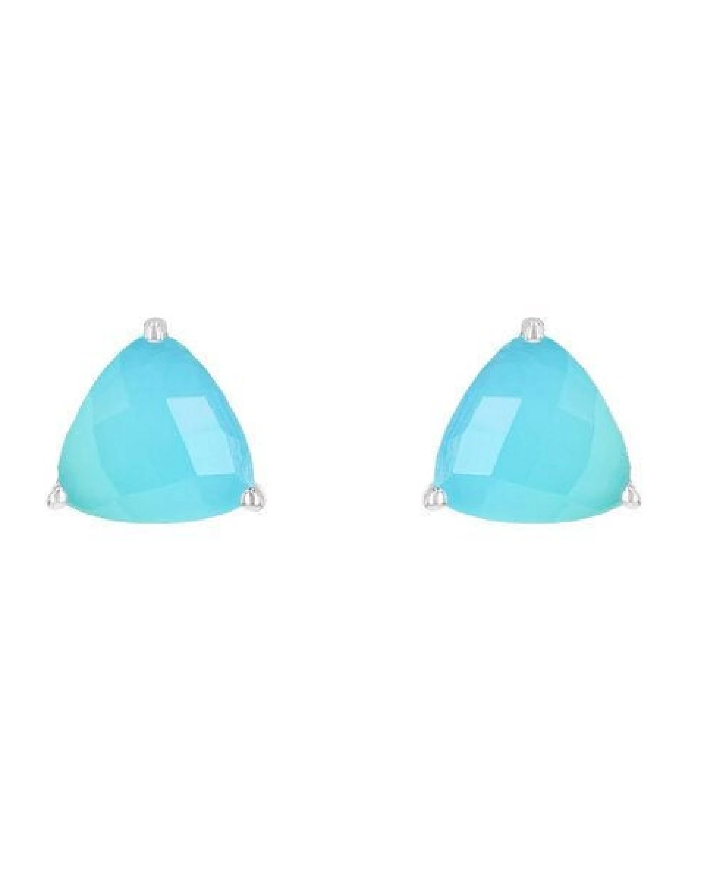 Eppi Silberne Ohrringe mit Chalcedonen Nellie – Ansicht 3
