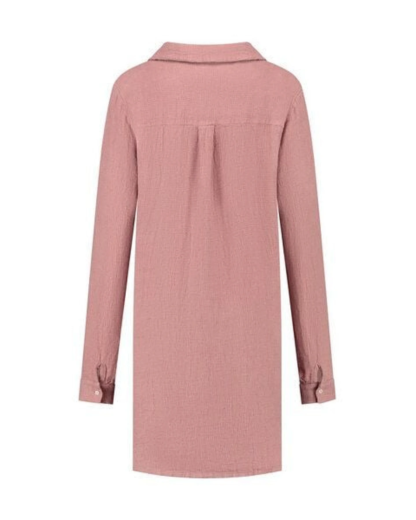 Blusenkleid Waffel "Yumeko" aus Gewaschenes Leinen – Ansicht 4