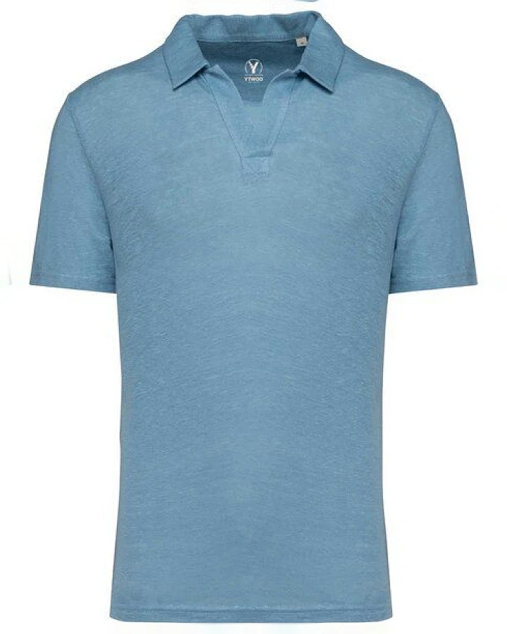 YTWOO Herren Polohemd aus 100% Leinen