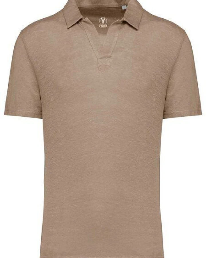 YTWOO Herren Polohemd aus 100% Leinen