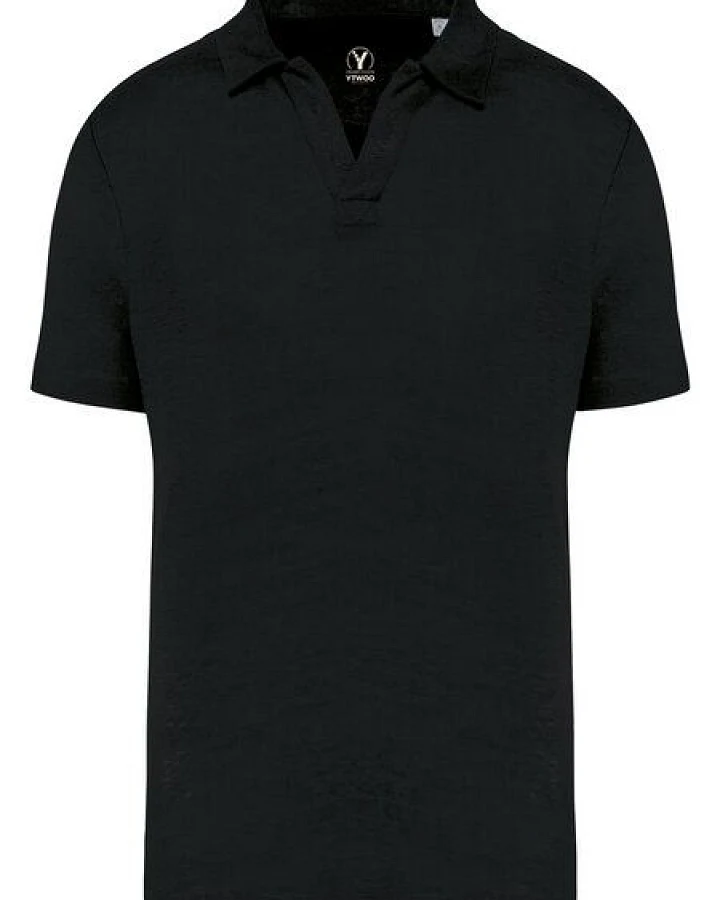 YTWOO Herren Polohemd aus 100% Leinen