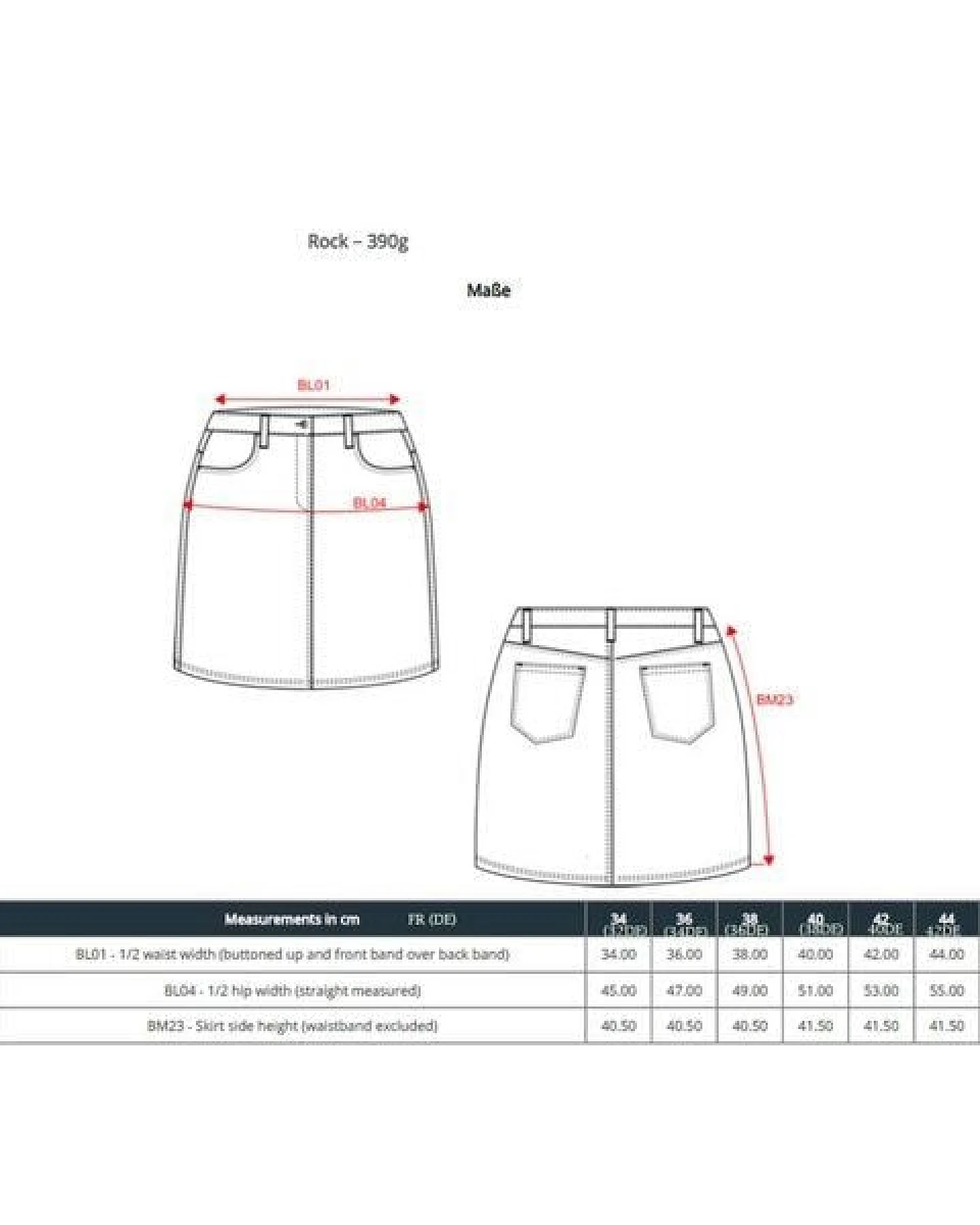 YTWOO Nachhaltiger Damenrock aus Bio-Baumwolle mit recycelten Knöpfen und Reißverschluss – Ansicht 4