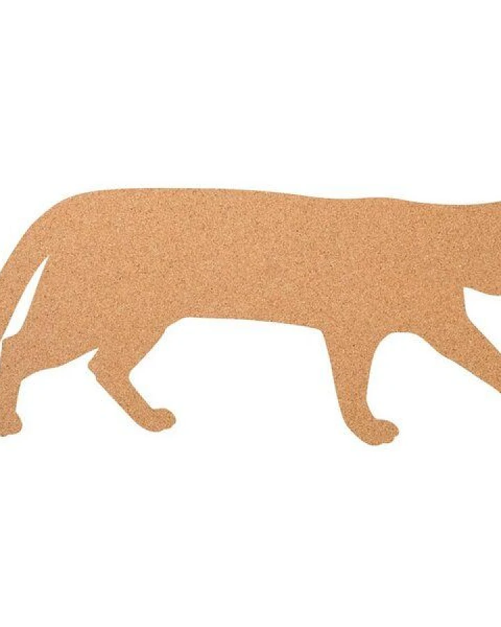 Kork-Deko Gehende Katze als Pinnwand aus Kork XXL ca. 80x50 cm
