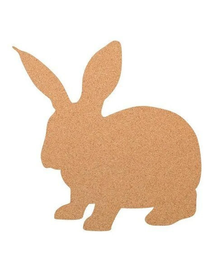Kork-Deko Hase als Pinnwand aus Kork XXL ca. 80x50 cm