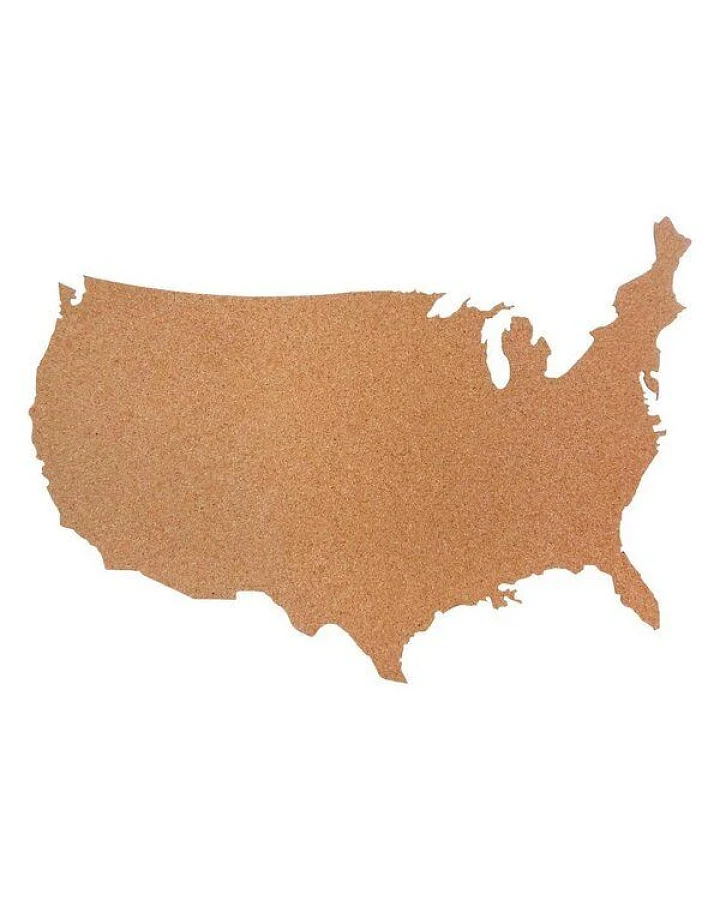 Kork-Deko USA als Pinnwand aus Kork XXL ca. 80x50 cm