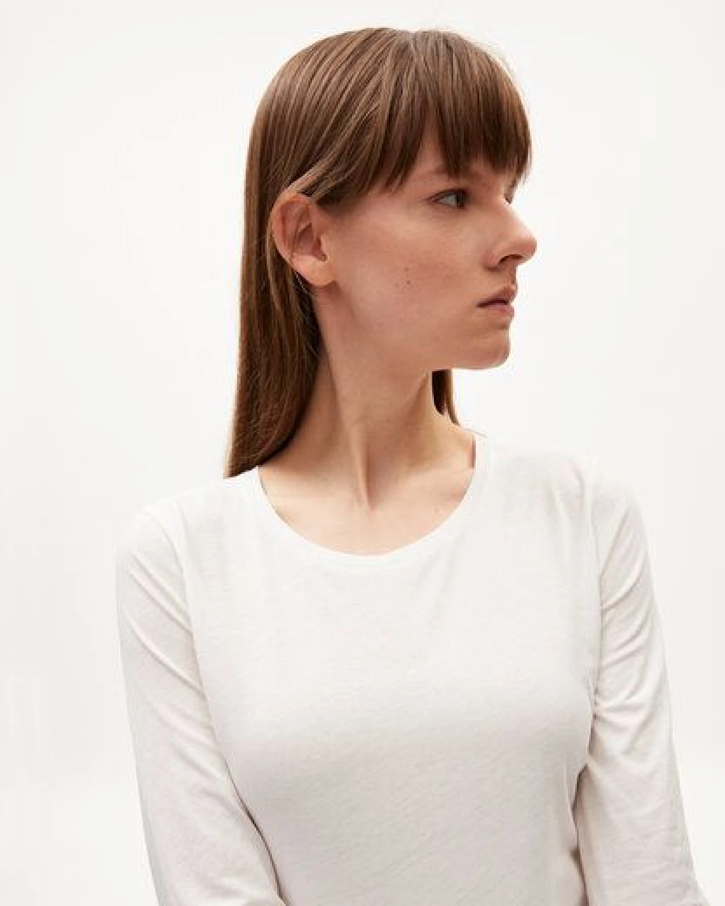 ARMEDANGELS ENRICCAA SOFT Damen Longsleeve Slim Fit aus Bio-Baumwolle – Ansicht 3