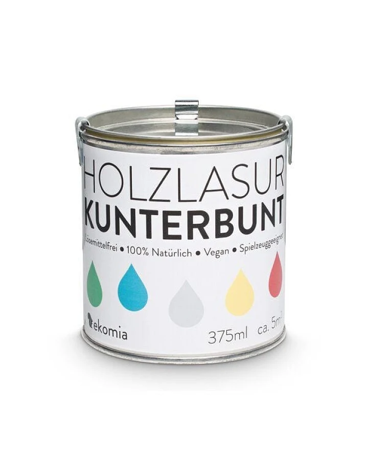 ekomia Kunterbunt Holzlasur 0,375l