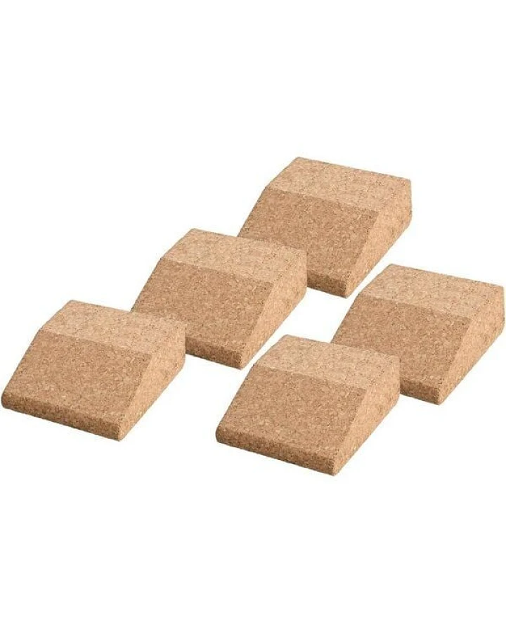 Kork-Deko 5er-Pack Türstopper / Türkeil aus Kork