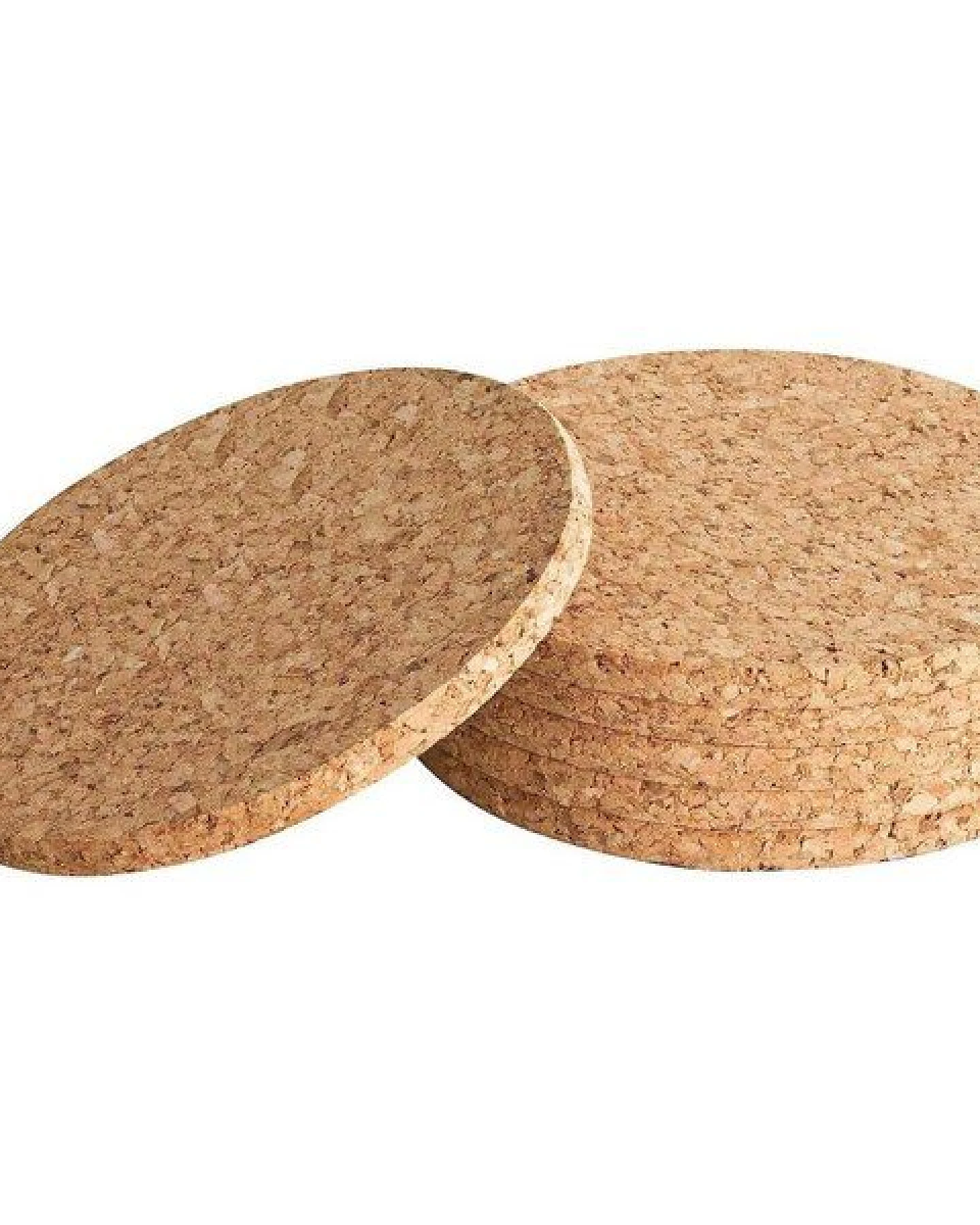 Kork-Deko 6er-Set Untersetzer (15, 20, 25, 30cm & Gläser) mit Pfannenschutz – Ansicht 3