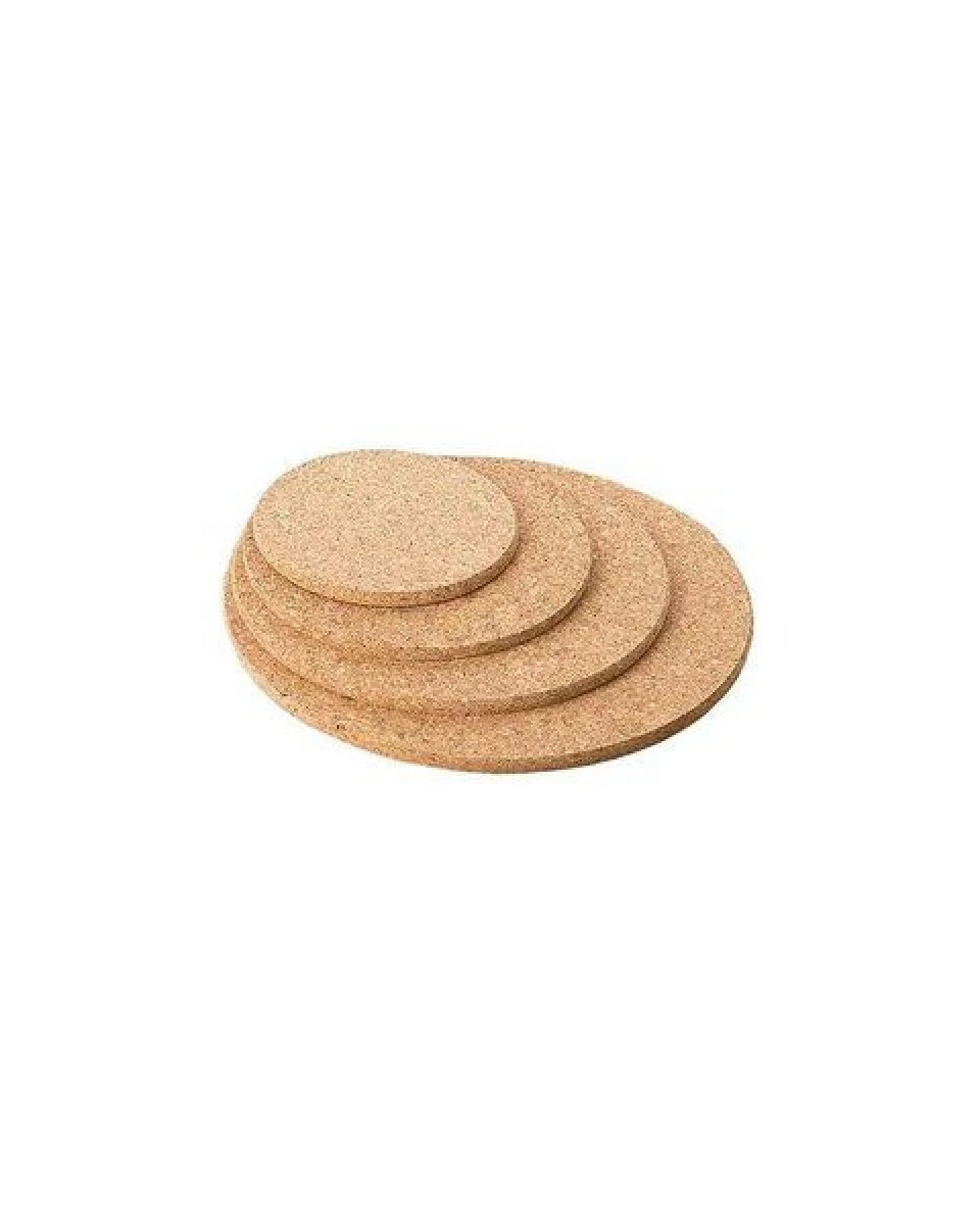 Kork-Deko 4er-Set Untersetzer mit verschiedenen Größen (15,20,25,30 cm) – Ansicht 2