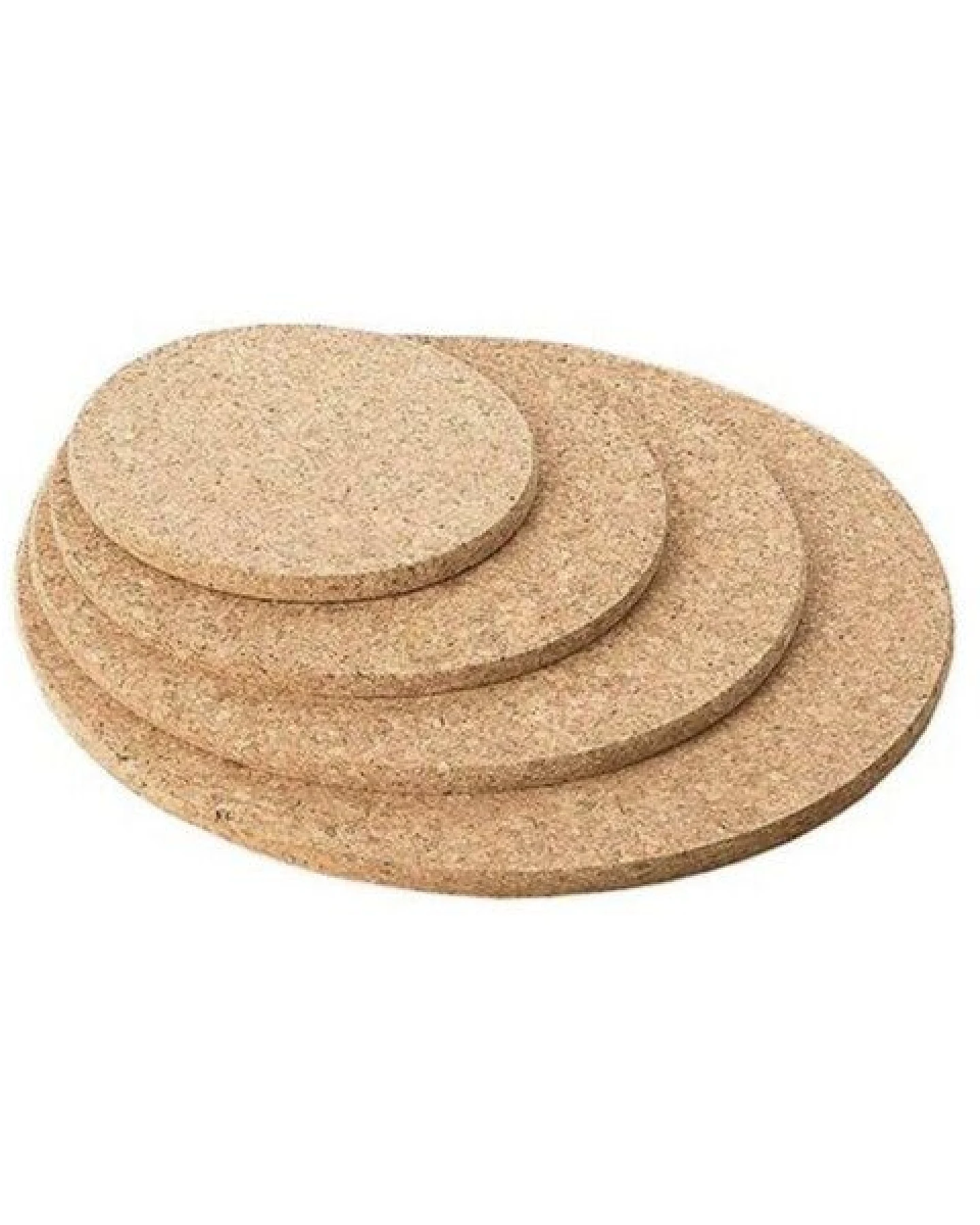 Kork-Deko 4er-Set Untersetzer mit verschiedenen Größen (15,20,25,30 cm) – Ansicht 2