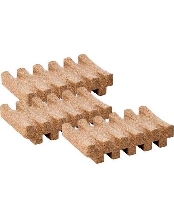 Kork-Deko 3er-Pack Seifenablage aus Kork
