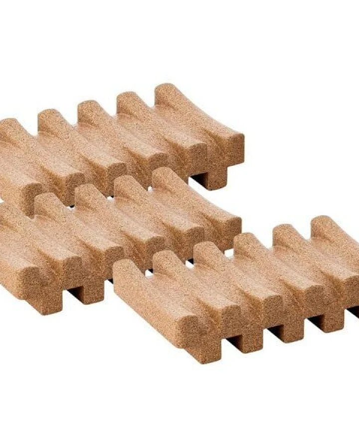 Kork-Deko 3er-Pack Seifenablage aus Kork