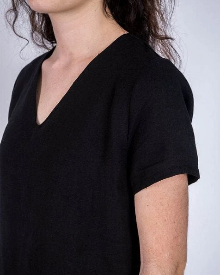 Aatise Shiftkleid kurzarm aus 100% Leinen Zelda