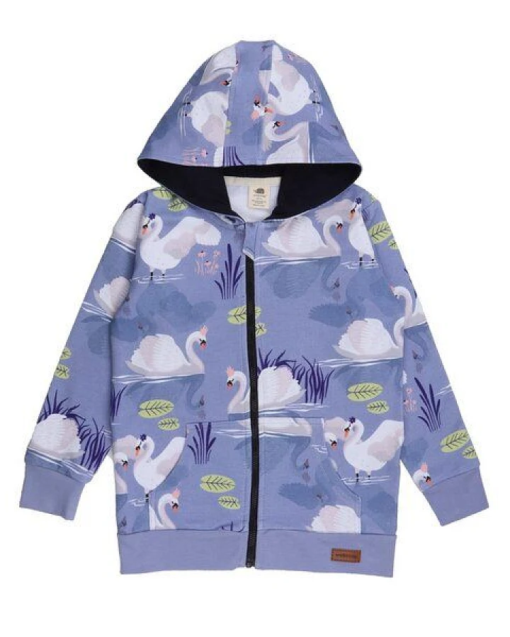 Baby Sweatjacke Lila aus GOTS-zertifizierter Bio-Baumwolle – Walkiddy