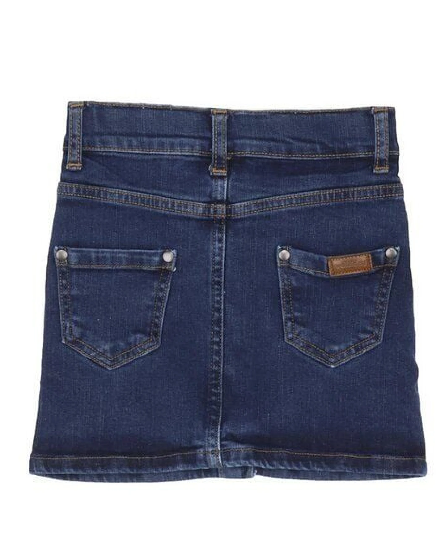 Jeans-Rock Dunkelblau Walkiddy Bio Baumwolle, GOTS-zertifiziert, elastisch, stilvoll, allergikerfreundlich, langlebig, Baby/Kleinkind. – Ansicht 3