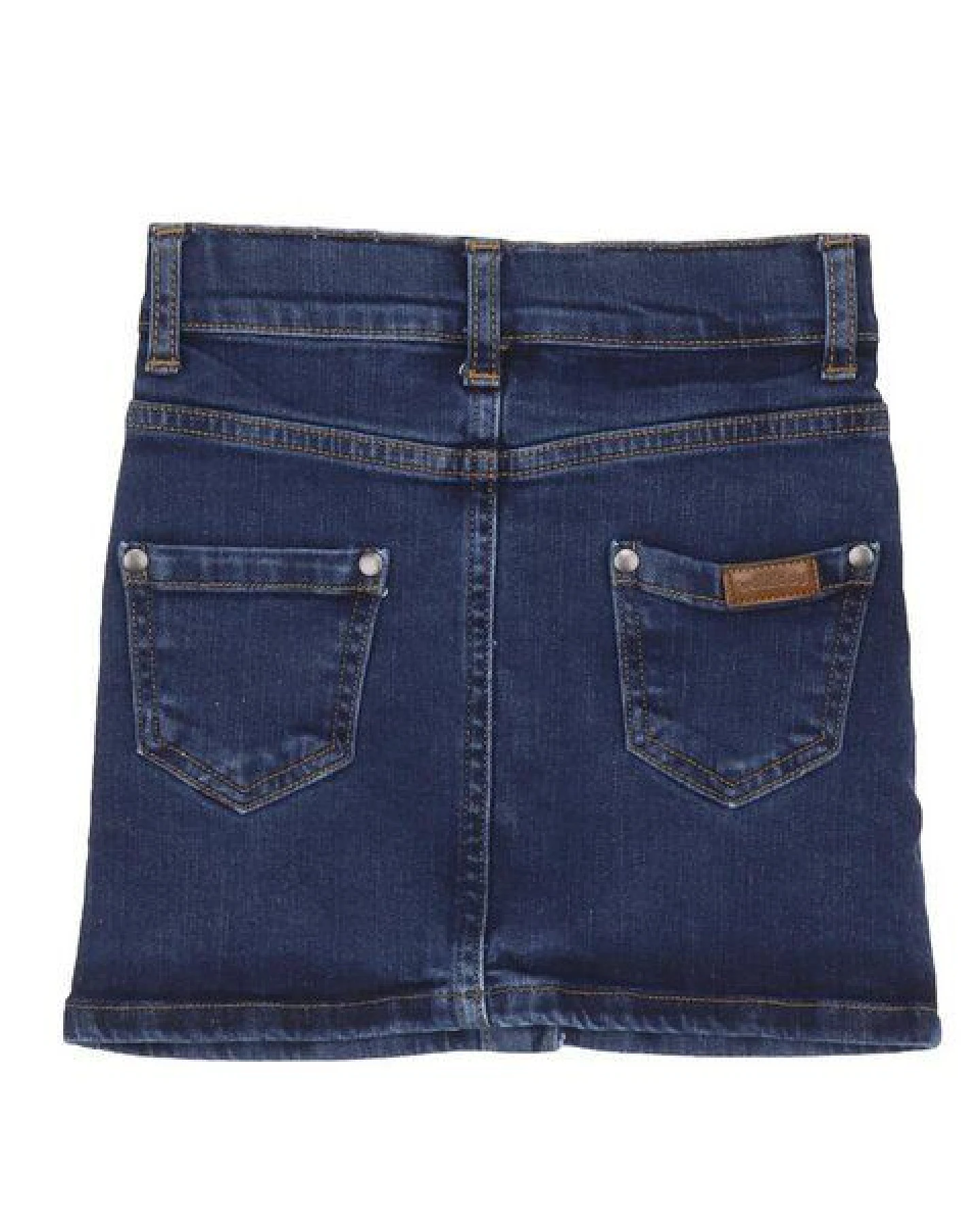Jeans-Rock Dunkelblau Walkiddy Bio Baumwolle, GOTS-zertifiziert, elastisch, stilvoll, allergikerfreundlich, langlebig, Baby/Kleinkind. – Ansicht 3