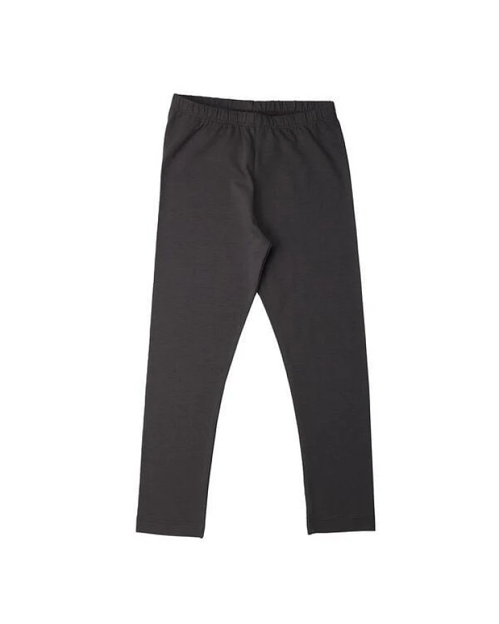 Kleinkinder Leggings GOTS-zertifiziert aus Bio-Baumwolle anthrazit (Gr. 98–116) – Walkiddy