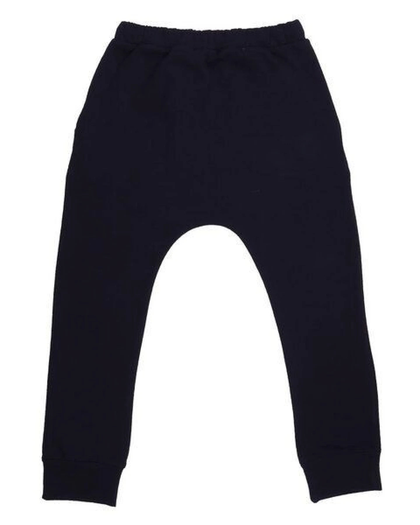 Kinder Jogginghose GOTS zertifiziert, Bio-Baumwolle, navy, weich, elastischer Bund, bequem – Walkiddy – Ansicht 3