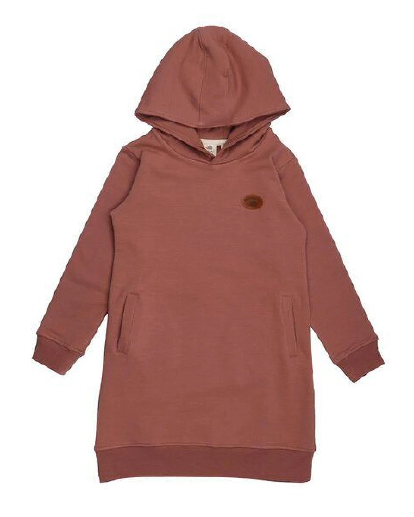 Langarmkleid Bio-Baumwolle Rose Pink Walkiddy umweltfreundlich & stilvoll für Kinder – Ansicht 2