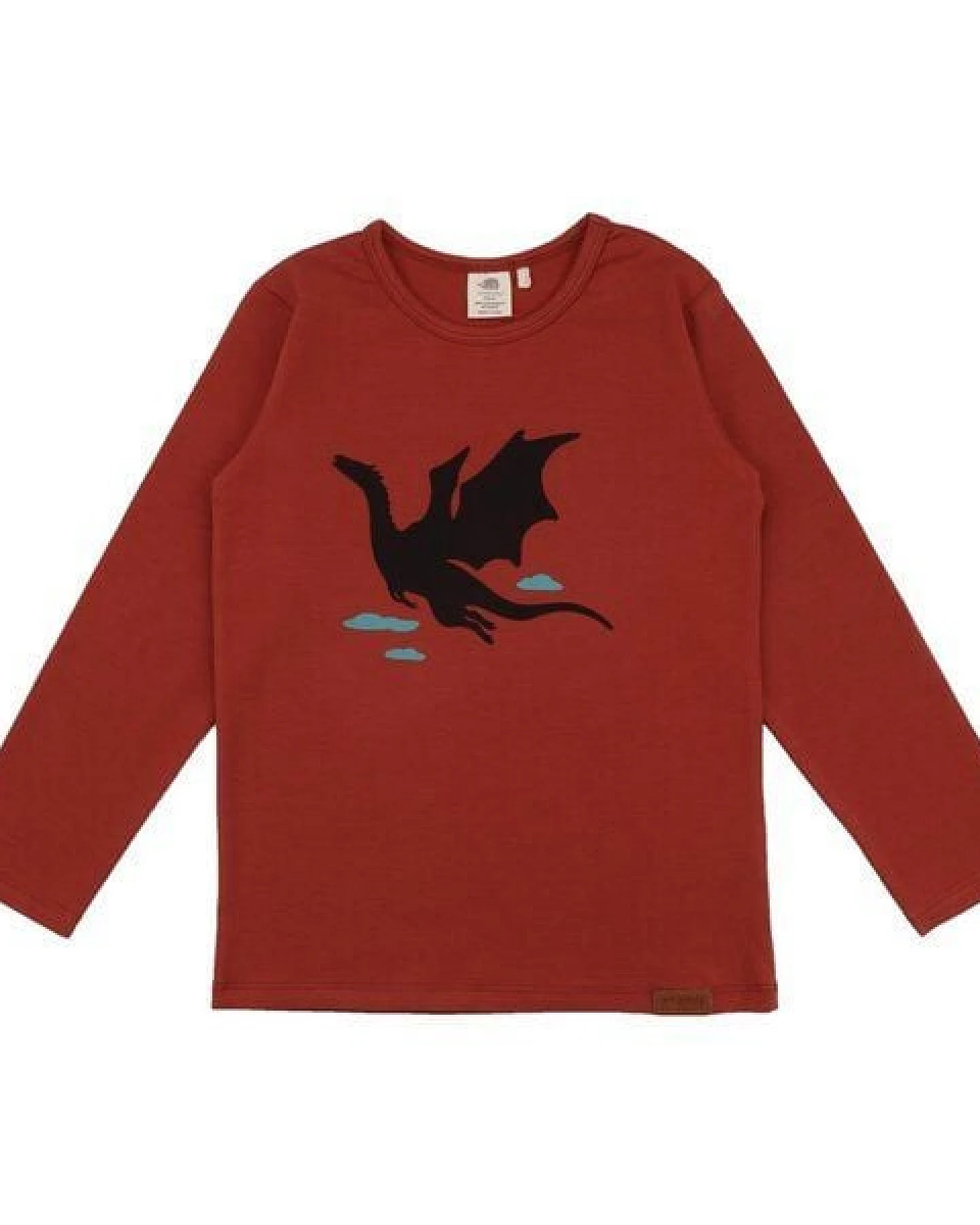 Langarmshirt Baby Bio-Baumwolle Rot - Walkiddy Castleland, nachhaltig & allergikerfreundlich, GOTS-zertifiziert, umweltfreundlich & stilvoll – Ansicht 2