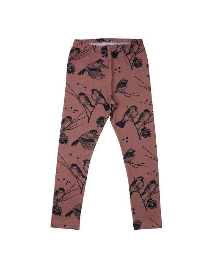 Kinder Leggings Rosa aus GOTS-zertifizierter Bio-Baumwolle – Walkiddy