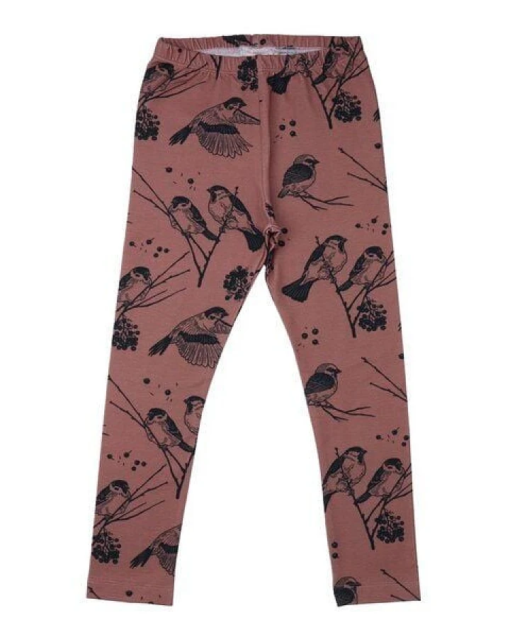 Kinder Leggings Rosa aus GOTS-zertifizierter Bio-Baumwolle – Walkiddy