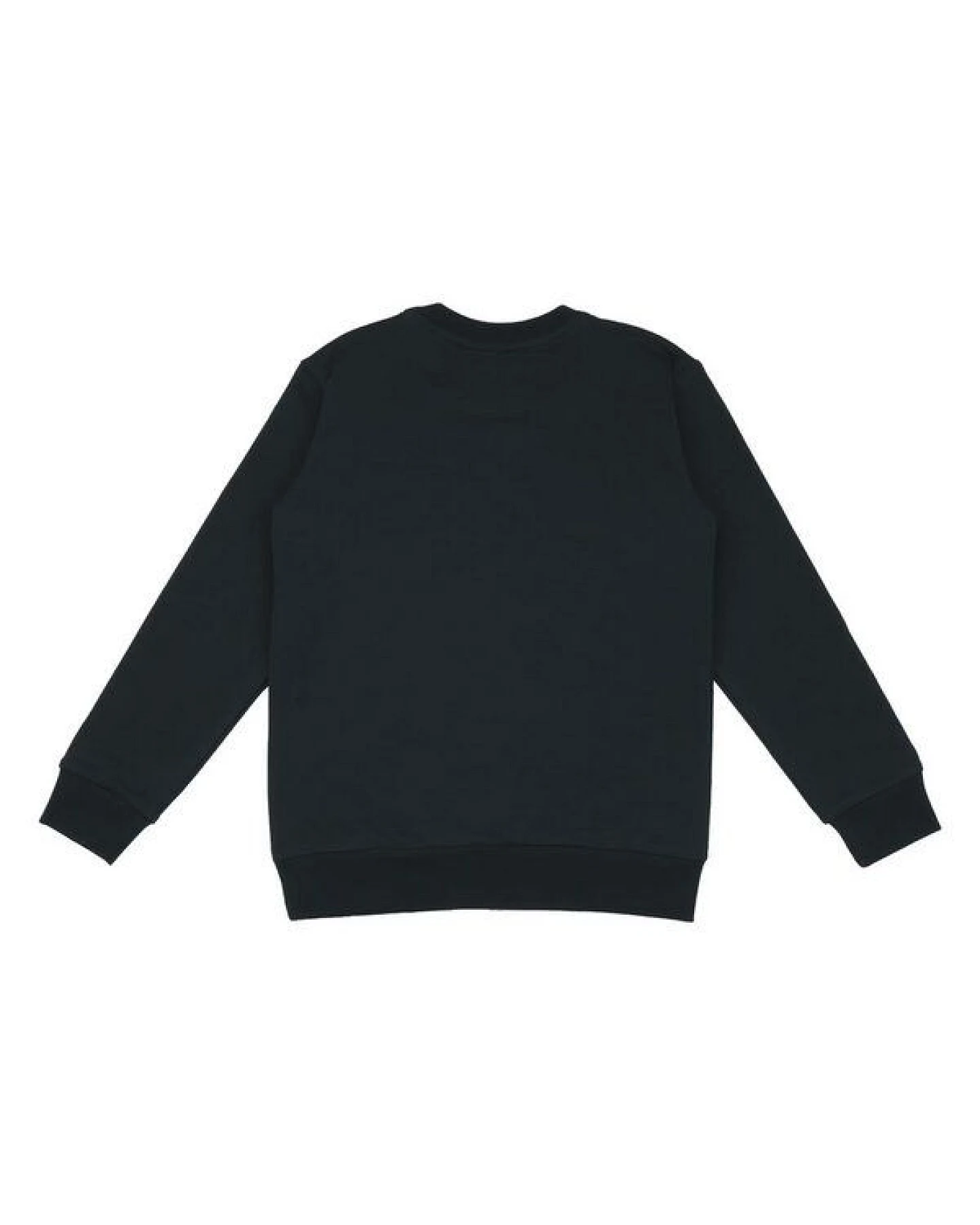 Baby Sweatshirt GOTS zertifiziert – Dunkelgrün mit Elchmotiv, weich & bequem – Ansicht 3