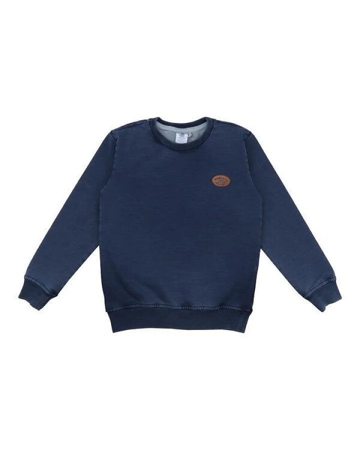 Baby Langarmshirt GOTS zertifiziert, dunkelblau, Bio-Baumwolle, weich & bequem – Walkiddy