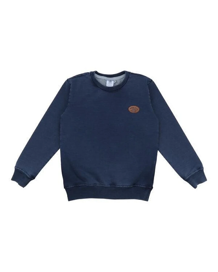 Baby Langarmshirt GOTS zertifiziert, dunkelblau, Bio-Baumwolle, weich & bequem – Walkiddy