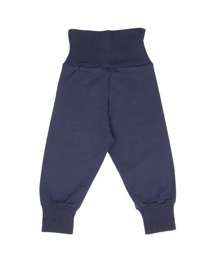 Krabbelhose Dunkelblau aus GOTS-zertifizierter Bio-Baumwolle – Walkiddy