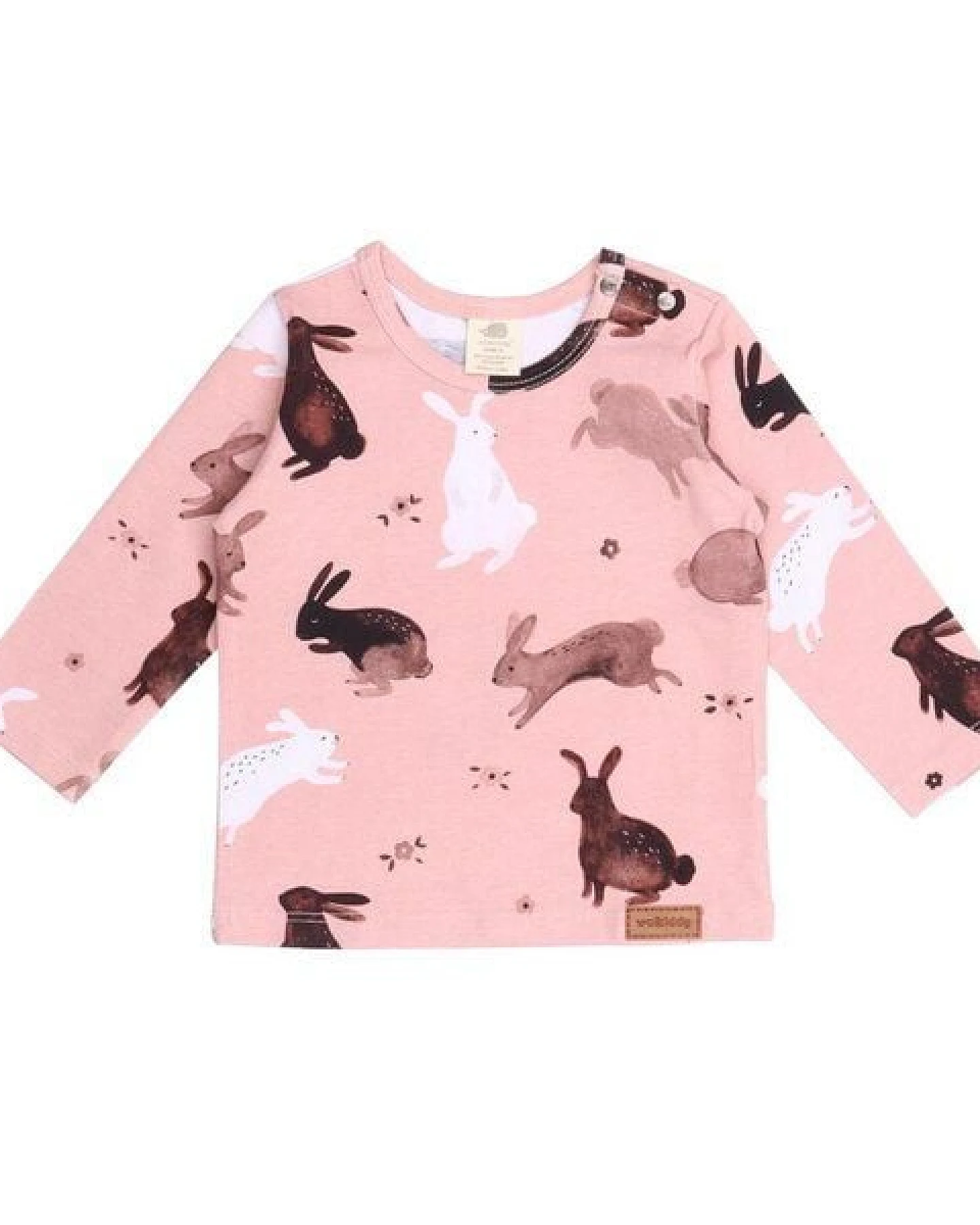 Baby Langarmshirt aus GOTS-zertifizierter Bio-Baumwolle von Walkiddy – Ansicht 2