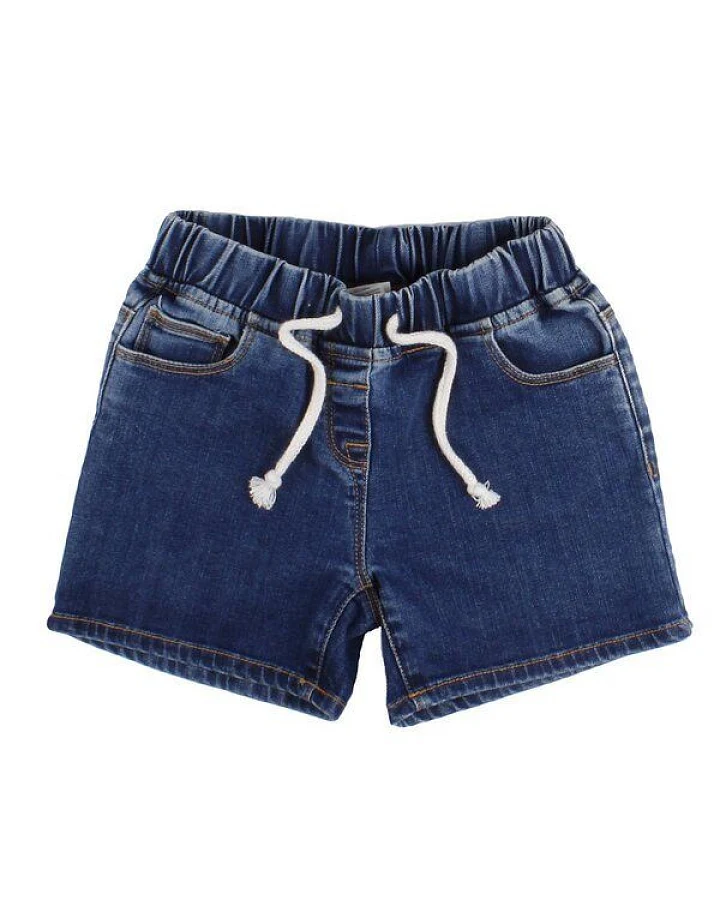 Kinder Jeansshorts Bio-Baumwolle elastisch – nachhaltige kurze Hose von Walkiddy, GOTS-zertifiziert, fair produziert, bequem für Alltag & Abenteuer