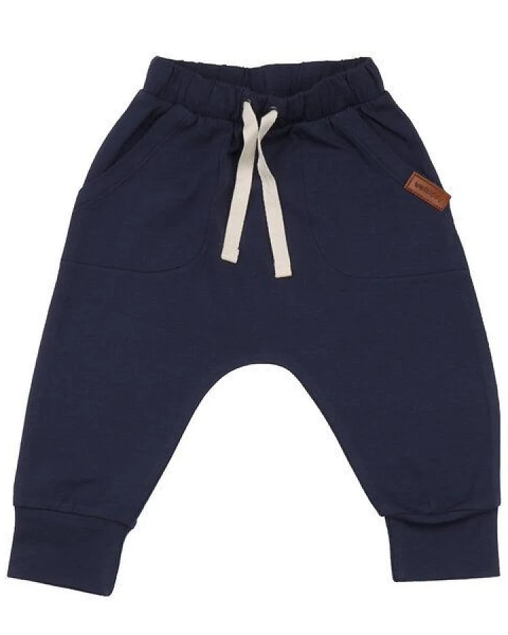 Jogginghose Kinder Dunkelblau aus GOTS-zertifizierter Bio-Baumwolle – Walkiddy