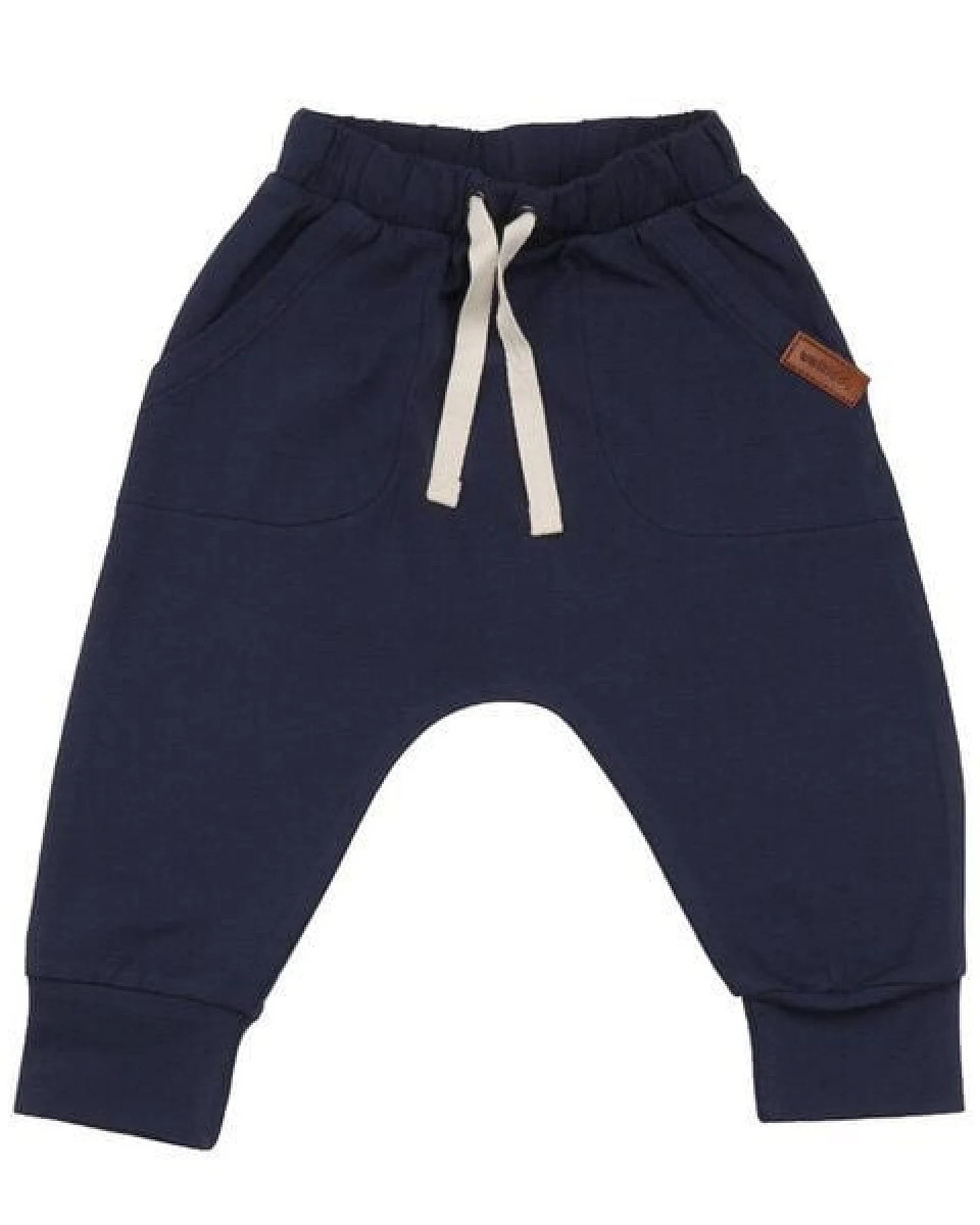 Jogginghose Kinder Dunkelblau aus GOTS-zertifizierter Bio-Baumwolle – Walkiddy – Ansicht 2