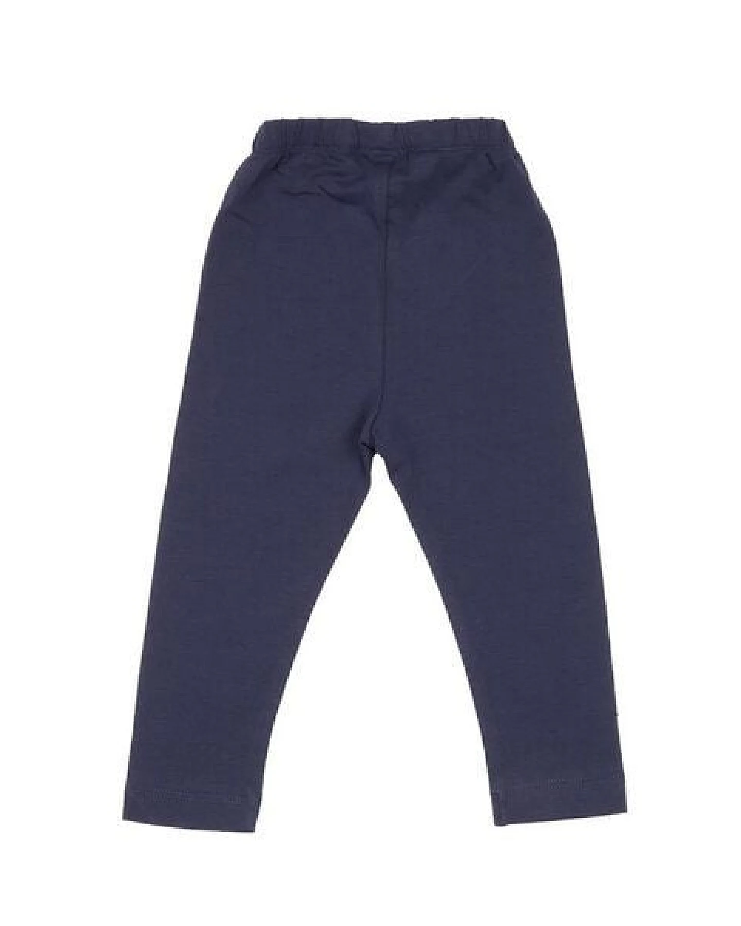 Kinder Leggings Blau GOTS-zertifiziert aus Bio-Baumwolle – Walkiddy, elastischer Bund, weich, bequem & alltagstauglich – Ansicht 3