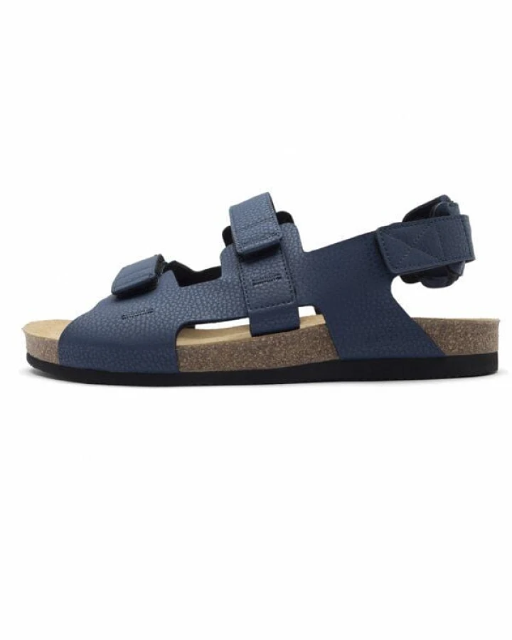 ekn footwear Robuste vegane Sandale "Mulga" in blau