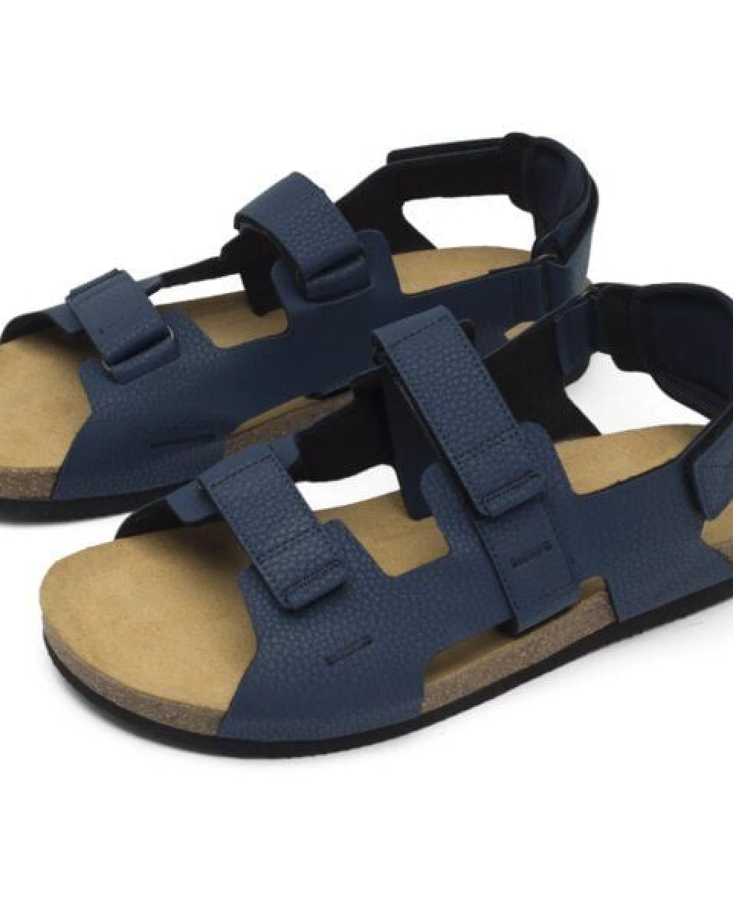 ekn footwear Robuste vegane Sandale "Mulga" in blau – Ansicht 2