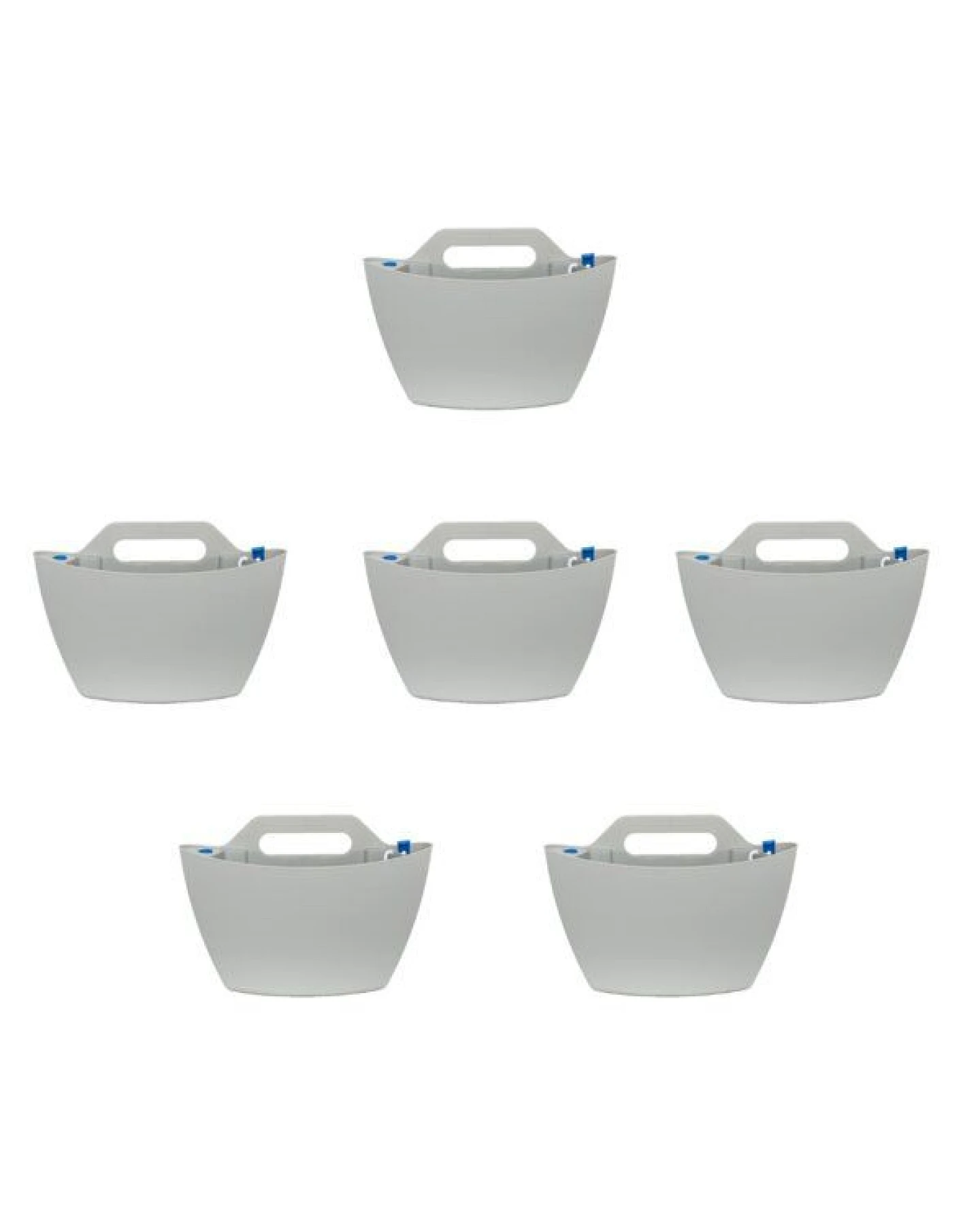 CitySens 6er-Pack Wand-Blumentopf mit automatischer Bewässerung – Ansicht 2