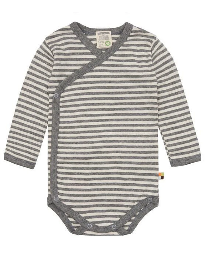 loud + proud Babys & Kinder Wickelbody langarm, GOTS-zertifiziert