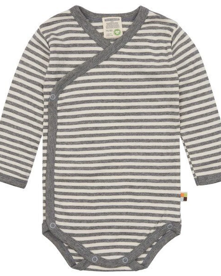 loud + proud Babys & Kinder Wickelbody langarm, GOTS-zertifiziert