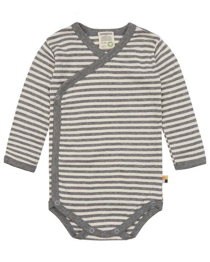 loud + proud Babys & Kinder Wickelbody langarm, GOTS-zertifiziert