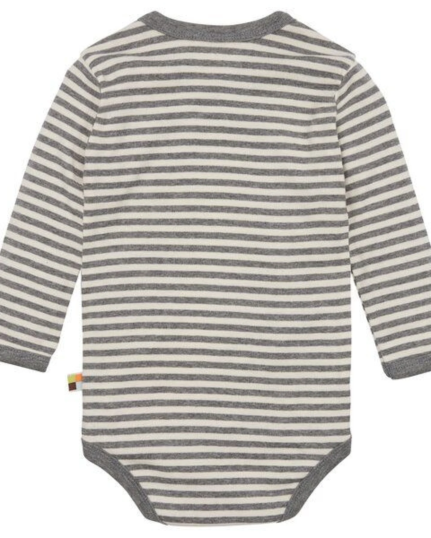 loud + proud Babys & Kinder Wickelbody langarm, GOTS-zertifiziert – Ansicht 2