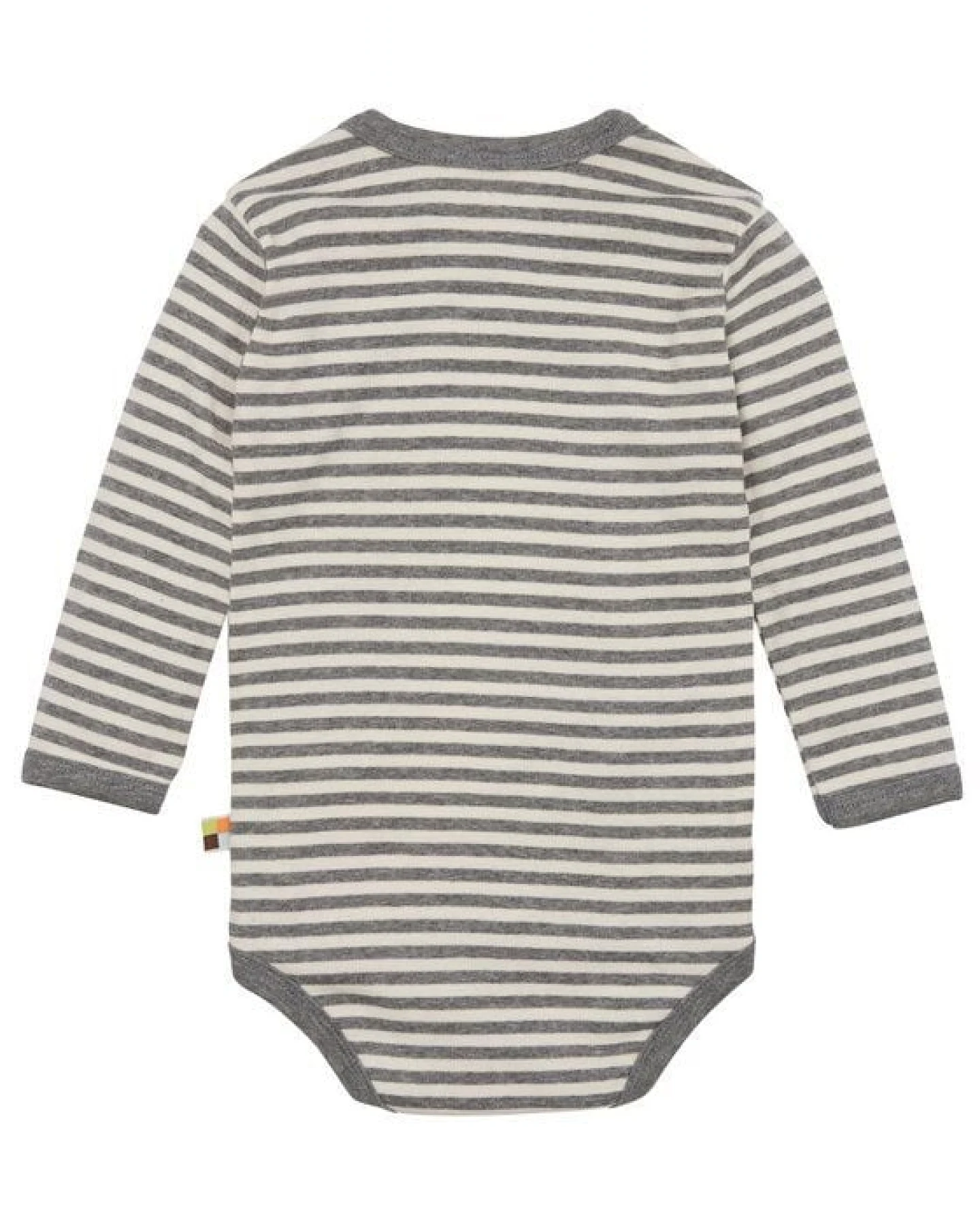 loud + proud Babys & Kinder Wickelbody langarm, GOTS-zertifiziert – Ansicht 2