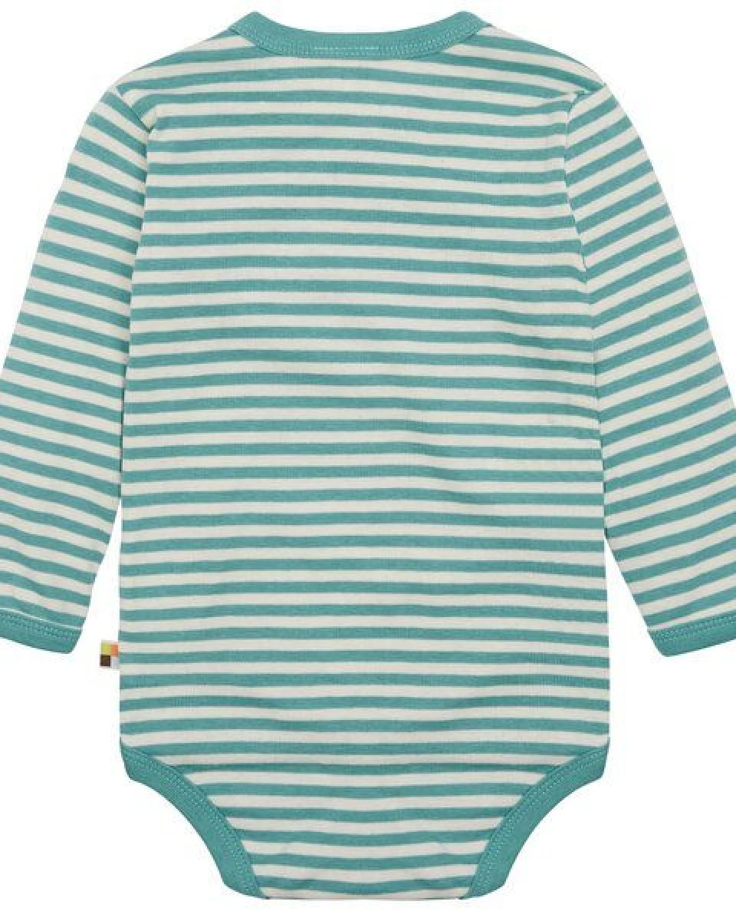 loud + proud Babys & Kinder Wickelbody langarm, GOTS-zertifiziert – Ansicht 2