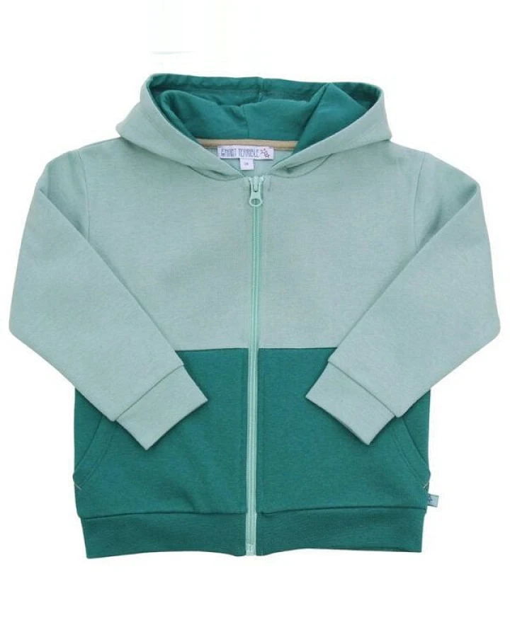Enfant Terrible Kapuzen Hoodie Sweatjacke colourblocking midnight-jeans
