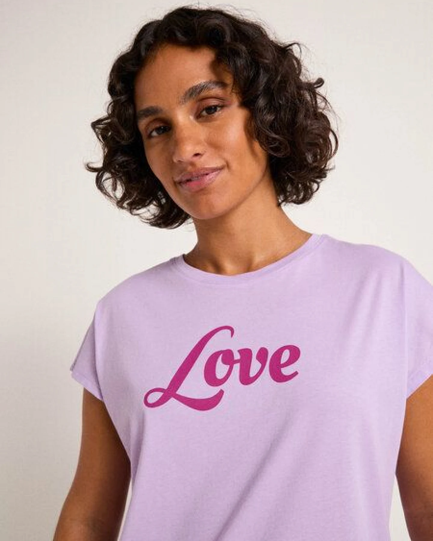 LANIUS Statement Shirt "Love" aus Bio-Baumwolle – Ansicht 3